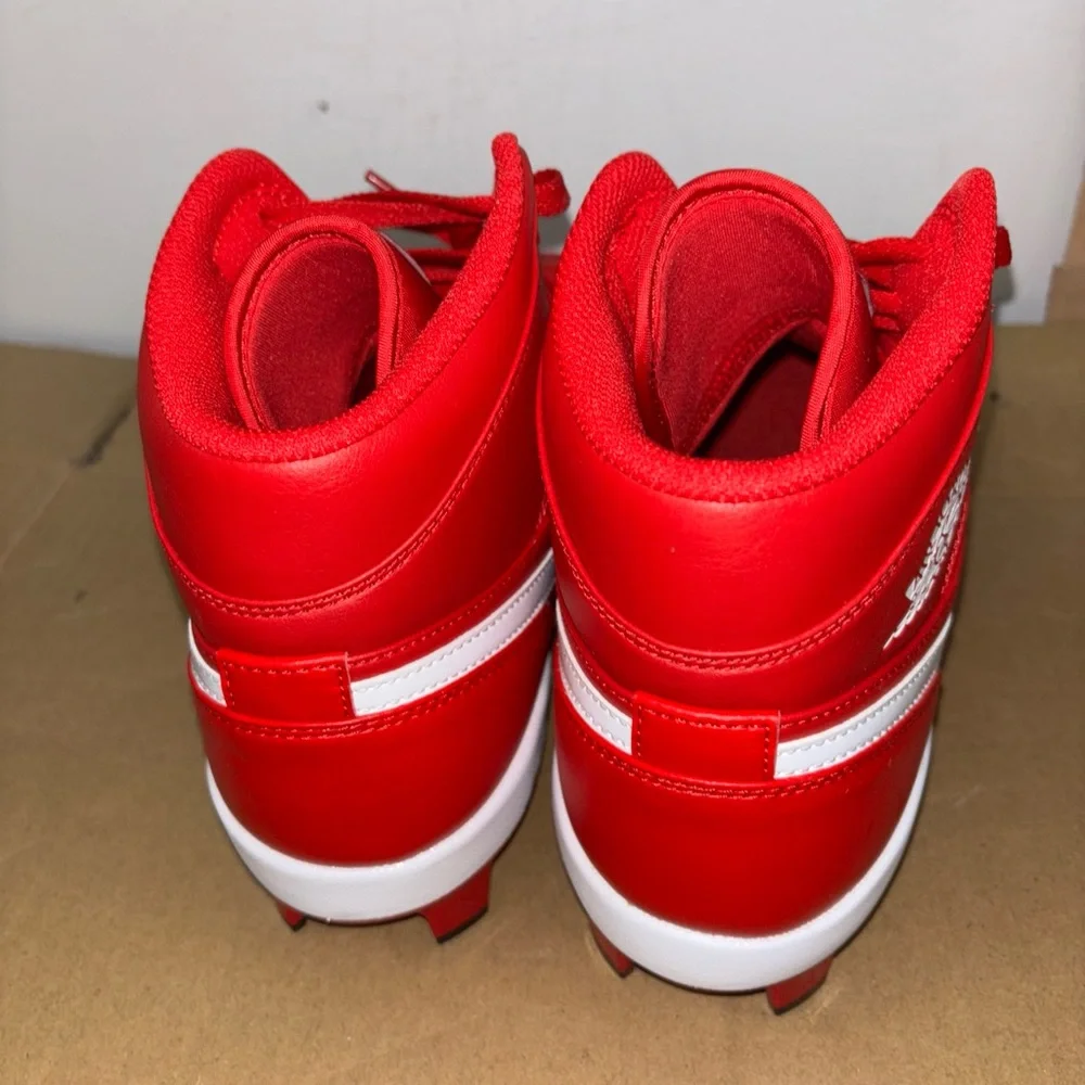 Nike Air Jordan 1 Retro MCS University Red and White Sneakers size 8